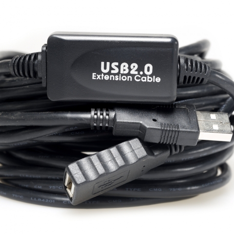 82' 25M USB 2.0 A Male to A Female Active Extension / Repeater Cable  (Kinect & PS3 Move Compatible)